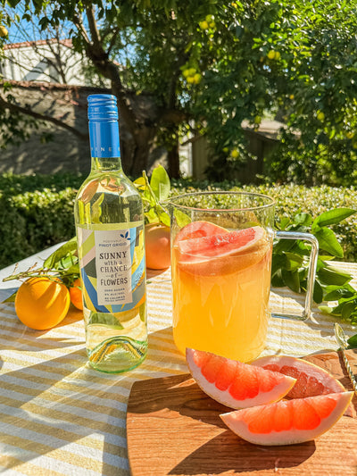 Springtime Grapefruit Pinot Grigio Spritzer Recipe