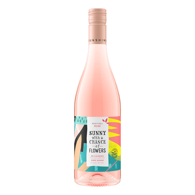 Sunny with a Chance of Flowers, Rose', 85 calories, sugar free, low alcohol
