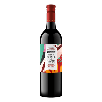 Sunny with a Chance of Flowers, Cabernet Sauvignon, 85 calories,  sugar free, low alcohol