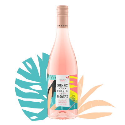 Sunny with a Chance of Flowers, Rose', 85 calories,  sugar free, low alcohol